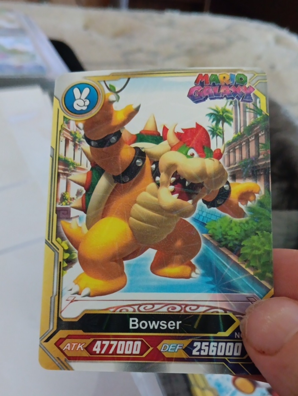 Nintendo Bowser Trading Card - Yellow, Green, Red